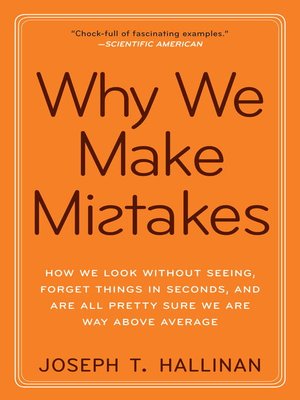 cover image of Why We Make Mistakes